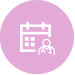 Schedule an ppointment pink icon